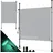 Kesser Windschutz Senkrechtmarkise 310 x 150 cm grau