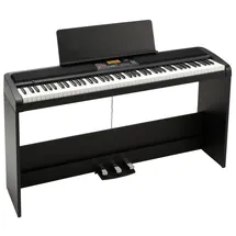 Korg XE20SP 88 Key Digital Ensemble Piano with Automatic Accompaniment including Stand - Black