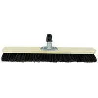 Novaliv Besen Saalbesen Naturhaar 60 cm Schwarz