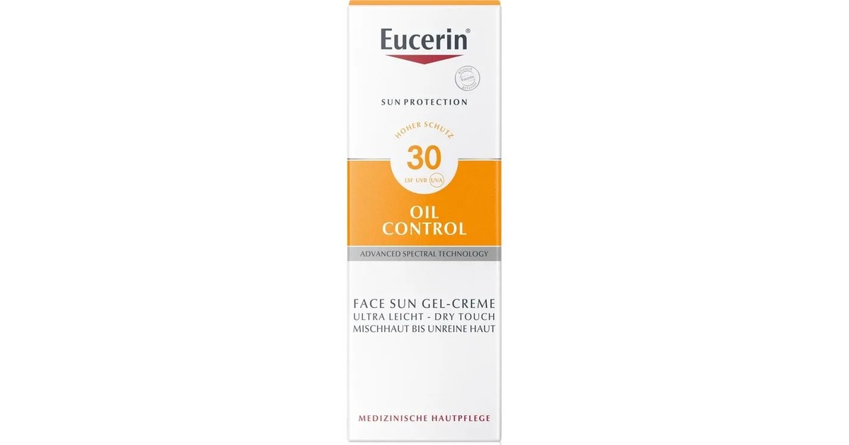 oil control face sun gel-creme lsf 50+