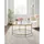 VASAGLE Runder Couchtisch Gold Glas 84 x 84 x 45,5 cm