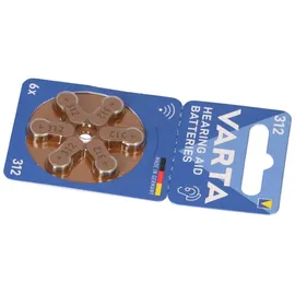 Varta Hearing Aid 312 PR41 Hörgerätebatterie