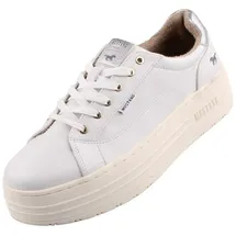 Mustang Damen Plateau Sneaker Weiß EU 41 Weiß EU 41 - 41 EU