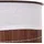 Mendler Wäschekorb HWC-C21, Laundry Wäschebox Wäschesammler Wäschebehälter Wäschetonne, Bambus rund 59x35cm 50l ~ braun