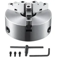 Vevor Drehbankfutter K11-200 200mm Dreibackenfutter HT300-Material 3 Backenfutter Spannbereich 4–200mm 3-Backen, 20Cr, ≥53HRC φ65mm Bohrung Spannfutter Drechselbank Selbstzentrierend