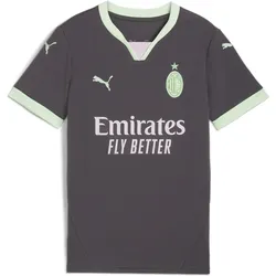 AC Milan 24/25 Ausweichtrikot Jugendliche PUMA Shadow Gray Fresh Mint Green Gr. 176 - 16 Jahre