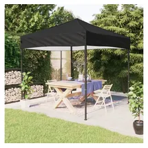 vidaXL Partyzelt Faltbar Schwarz 3x3 m