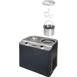 Unold Doppio Eismaschine Schwarz 48835