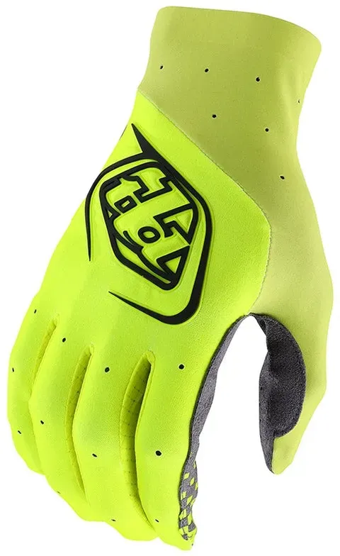 Troy Lee Designs Se Ultra Solid Handschuhe Neon Gelb/Grau - M