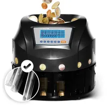 Olympia Geldzählgerät CC 202 Münzsortierer | max. Einwurf-Kapazität: 500 Münzen