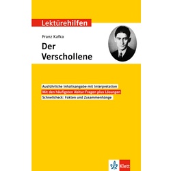 Klett Lektürehilfen / Klett Lektürehilfen Franz Kafka, Der Verschollene, Kartoniert (TB)