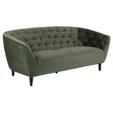 Actona Sofa Ria Stoff Forest Green 3-Sitzer