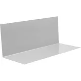 Sarei Winkelblech ohne Wasserfalz Alu Natur Zuschnitt 250 mm x 1000 mm