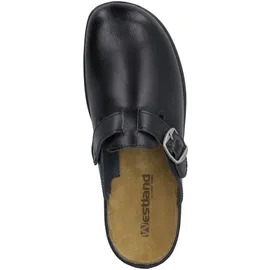 Westland Herren Pantoffeln Metz 265, Männer Hausschuhe,Weite G 1/2 (Normal),daheim,zuhause,Freizeitschuhe,bequem,Mules,schwarz,47 EU / 12 UK