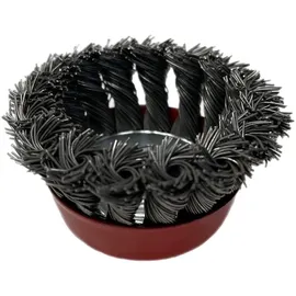 Vago-Tools 24x Topfbürste 125mm gezopft Winkelschleifer