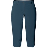 Vaude Damen Wo Skomer Capri Hose, Dark Sea, 40 EU