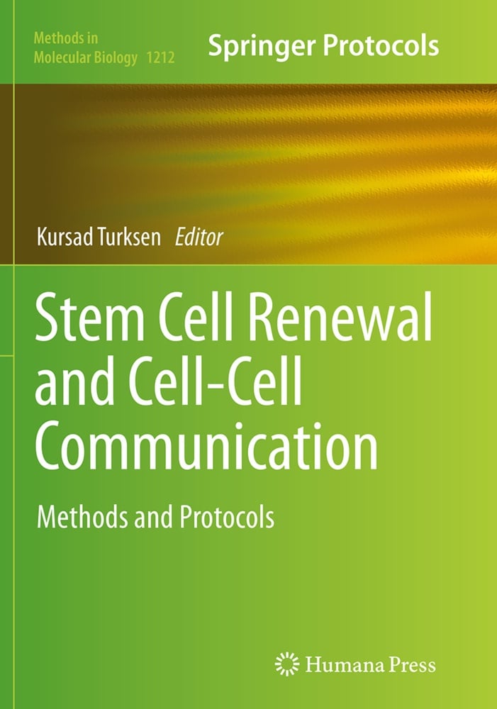 Stem Cell Renewal And Cell-Cell Communication  Kartoniert (TB)