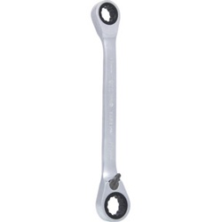 KS Tools GEARplus Doppel-Ratschenringschlüssel umschaltbar 8x10mm