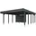 SKANHOLZ Doppelcarport Friesland 5,46 x 7,08 m schiefergrau inkl. Abstellraum