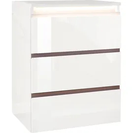 INOSIGN Kommode "Mailand", weiß (weiß hochglanz), B:50cm H:66cm T:40cm, Sideboards, Kommode, Höhe 66 cm