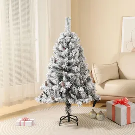 Svita Weihnachtsbaum Schnee Deko Tannenbaum Kunstbaum PVC 150 cm