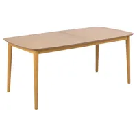 ebuy24 Actona Esstisch mit Auszug Montreux 180/219 x 90 cm Holz Braun Eiche