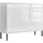 BMG Möbel Kommode Mailand 10 105,5 x 86 x 33 cm Weiß