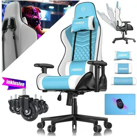 Kesser Gamingstuhl Kunstleder Blau