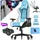 Kesser Gamingstuhl Kunstleder Blau