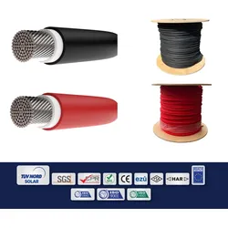 NAK Solarkabel 6mm2 PV Kabel H1Z2Z2-K Rot 50m
