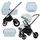 Babylux Kinderwagen 2in1 Blau