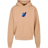 Mister Tee Le Papillon Heavy Oversize Kapuzenpullover Union Beige M