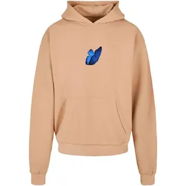Mister Tee Le Papillon Heavy Oversize Kapuzenpullover Union Beige M