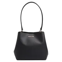 Michael Kors Pratt Medium Schultertasche Baumwolle/Synthetik Black