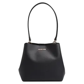 Michael Kors Pratt Medium Schultertasche Baumwolle/Synthetik Black
