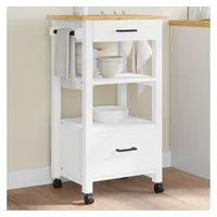 VidaXL Küchenwagen MONZA 48x40x90 cm Massivholz Kiefer