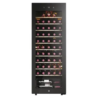 Haier HWS58GGH1 Weinkühlschrank 150l Sicherheitsschloss hOn App Türalarm - Schwarz