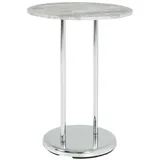 Haku-Möbel HAKU Möbel Beistelltisch rund Metall Betonoptik 40,0 x 40,0 x 55,0 cm, 1 St.