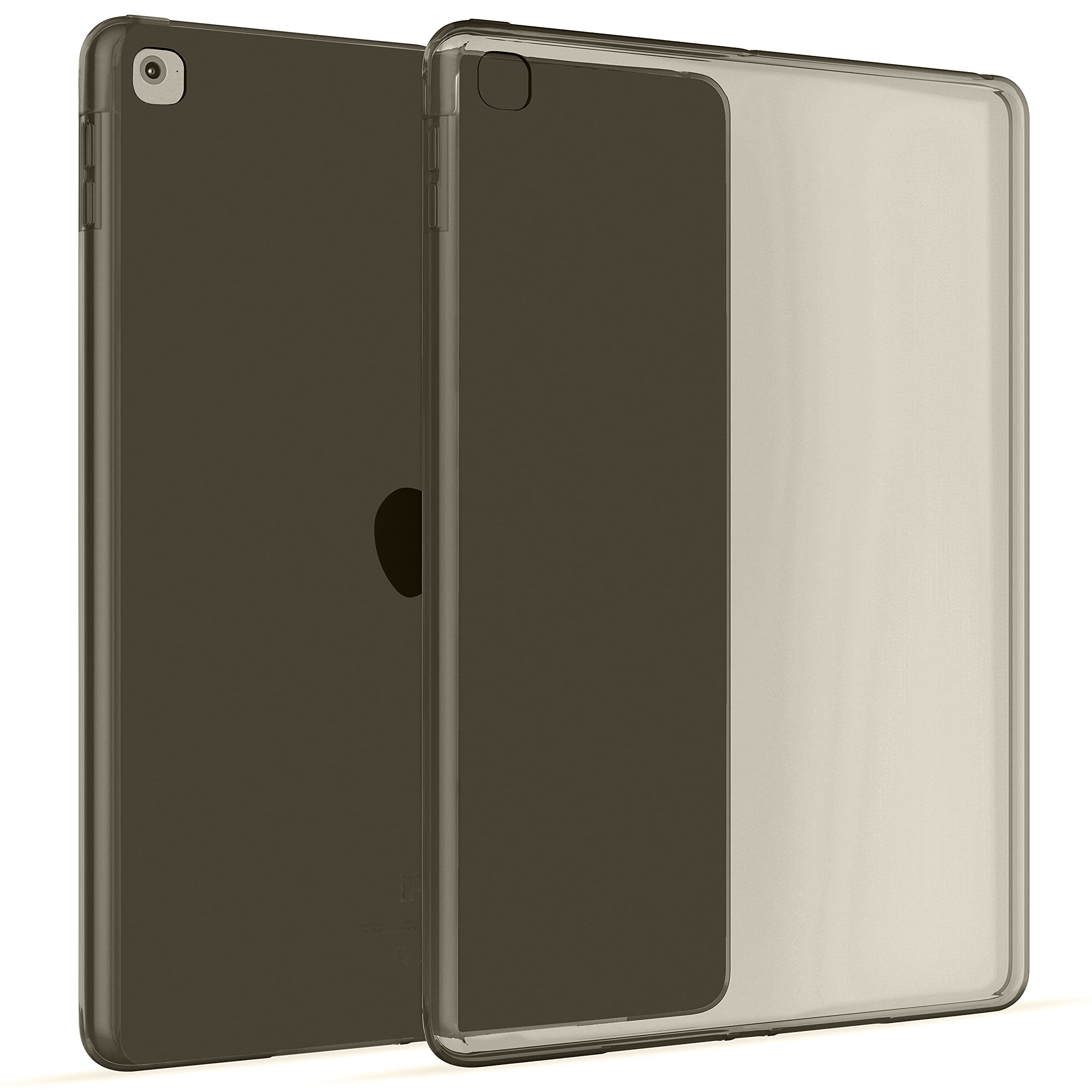 Okuli Hülle Kompatibel mit Apple iPad Mini 4 & Mini 5 - Transparent Silikon Cover Case Schutzhülle in Schwarz