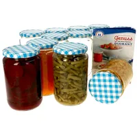 Mambocat Einmachglas 12er Set Rundglas 720 ml To 82