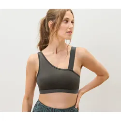Tchibo - Sport-Bustier - Damen - Gr. M - olivgrün