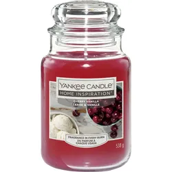 Yankee Candle Home Inspiration Große Kerze im Glas Cherry Vanilla