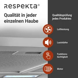 Respekta CH 22058 IXB Wandhaube 60 cm