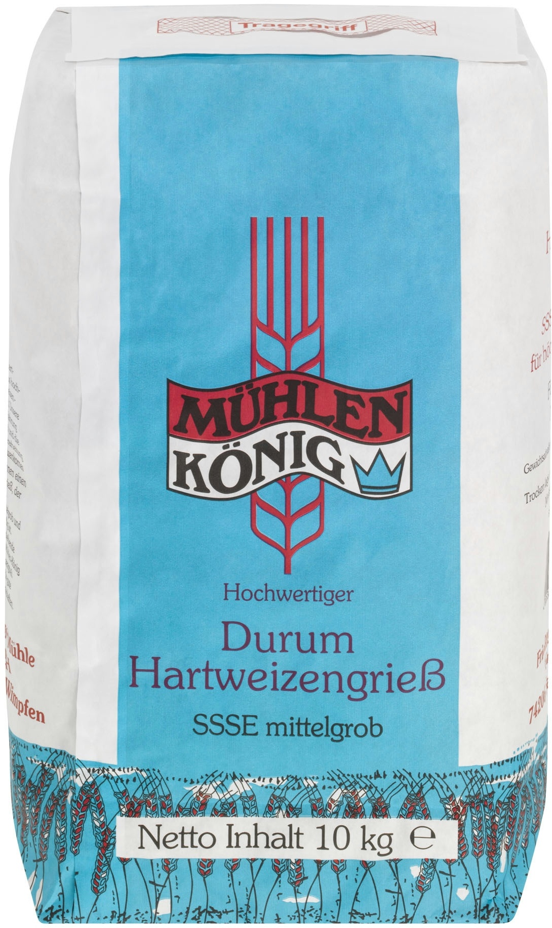 Mühlen König Hartweizengrieß SSSE mittel (10kg)
