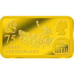 Die deutsche Goldbarren-Jubiläumsedition – Ihr Start: "75 Jahre Deutschland"!