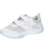 Puma Jungen Unisex Kinder Varion Ii V Jr Indoor Court Shoe, White Light Aqua,