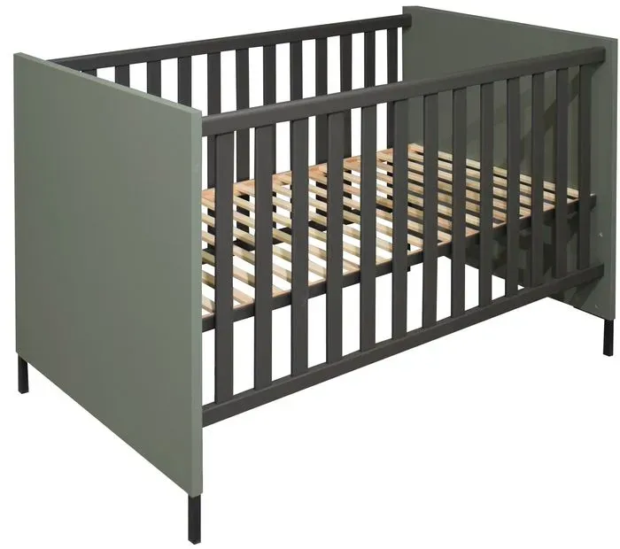 Mäusbacher Babybett Ole 70 x 140 cm Dekor Pine Green