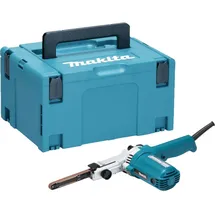 Makita Schleifmaschine + Poliermaschine, 9032 J Elektronikfeile Elektrische Bandfeile 500 Watt 9 mm + Makpac