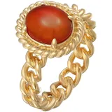 ELLI PREMIUM Ring gold / orange 58