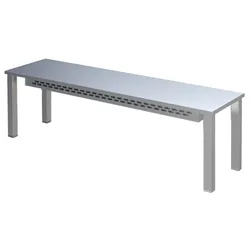 KBS Gastrotechnik KBS Aufsatzbord Breite 160cm mit Wärmemodul